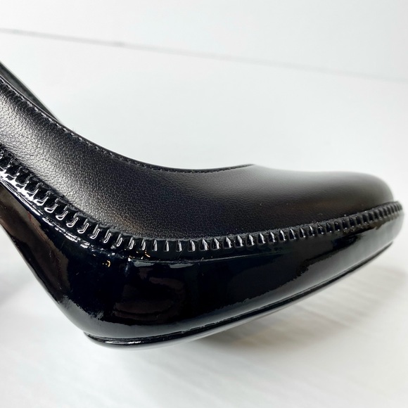 Givenchy Patent/Leather Platform Zipper Pumps - Picture 9 of 9